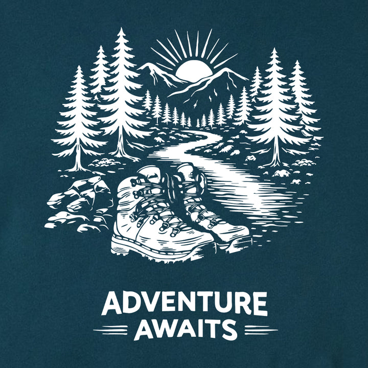 ADVENTURE AWAITS Midweight Super Soft Crewneck