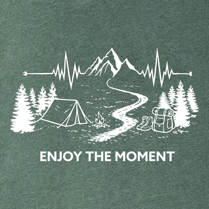 ENJOY THE MOMENT (MOUNTAIN SCENE) Super Soft Hoodie