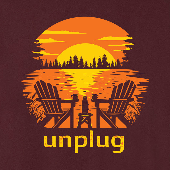 Chairs at Sunset Midweight Super Soft Crewneck Sweatshirt