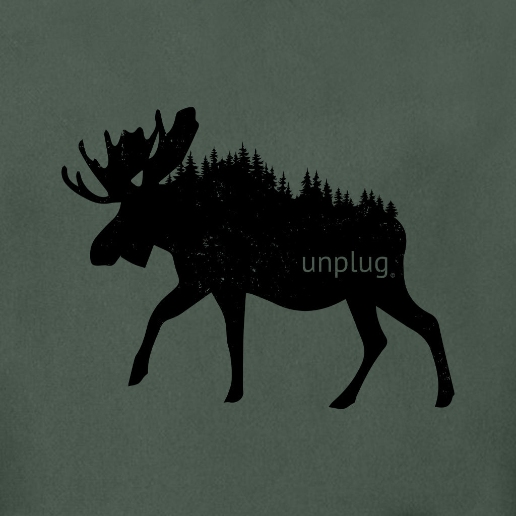 MOOSE IN THE TREES Super Heavyweight Hoodie