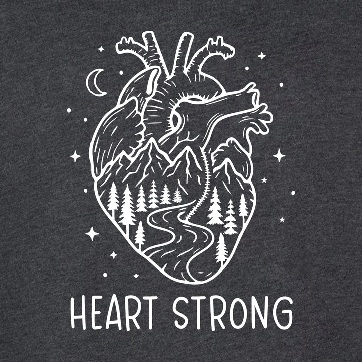 HEART STRONG Midweight Super Soft Crewneck