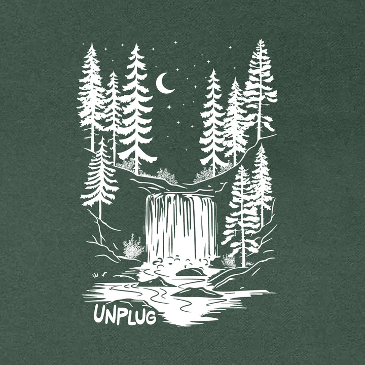 WATERFALL UNDER THE STARS Heavyweight Hoodie