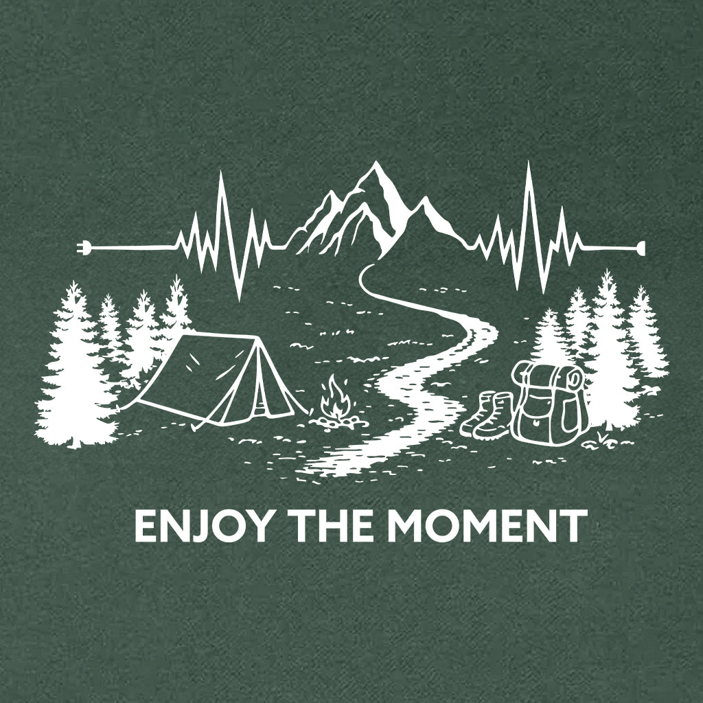 ENJOY THE MOMENT (MOUNTAIN SCENE) Heavyweight Hoodie