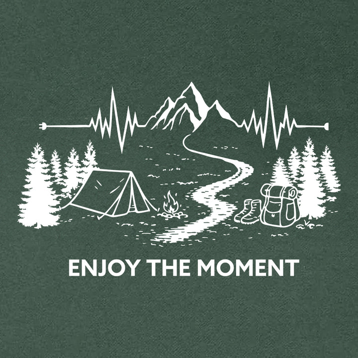 ENJOY THE MOMENT (MOUNTAIN SCENE) Heavyweight Hoodie