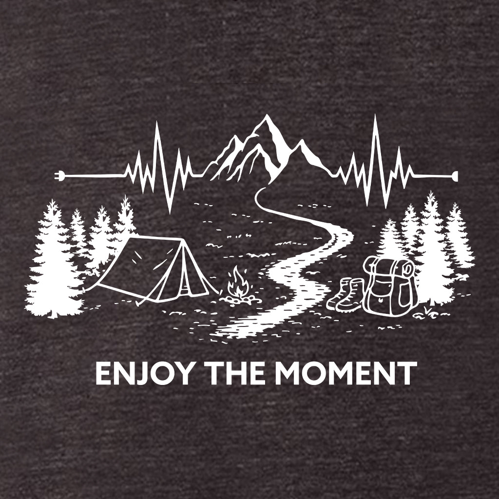 ENJOY THE MOMENT (MOUNTAIN SCENE) Triblend T-Shirt