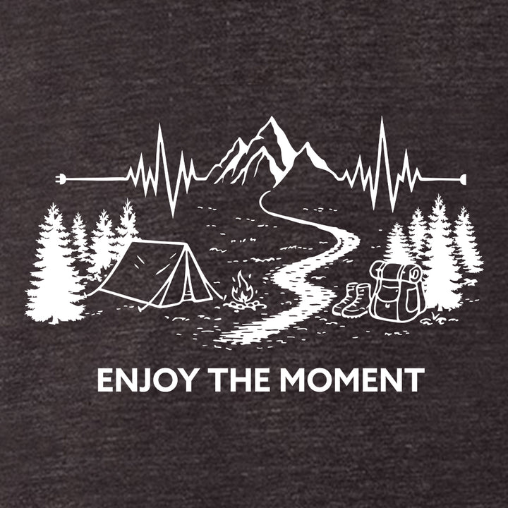 ENJOY THE MOMENT (MOUNTAIN SCENE) Triblend T-Shirt