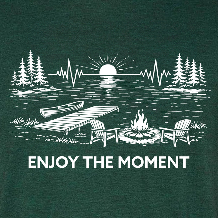 ENJOY THE MOMENT (LAKE SCENE) Triblend T-Shirt