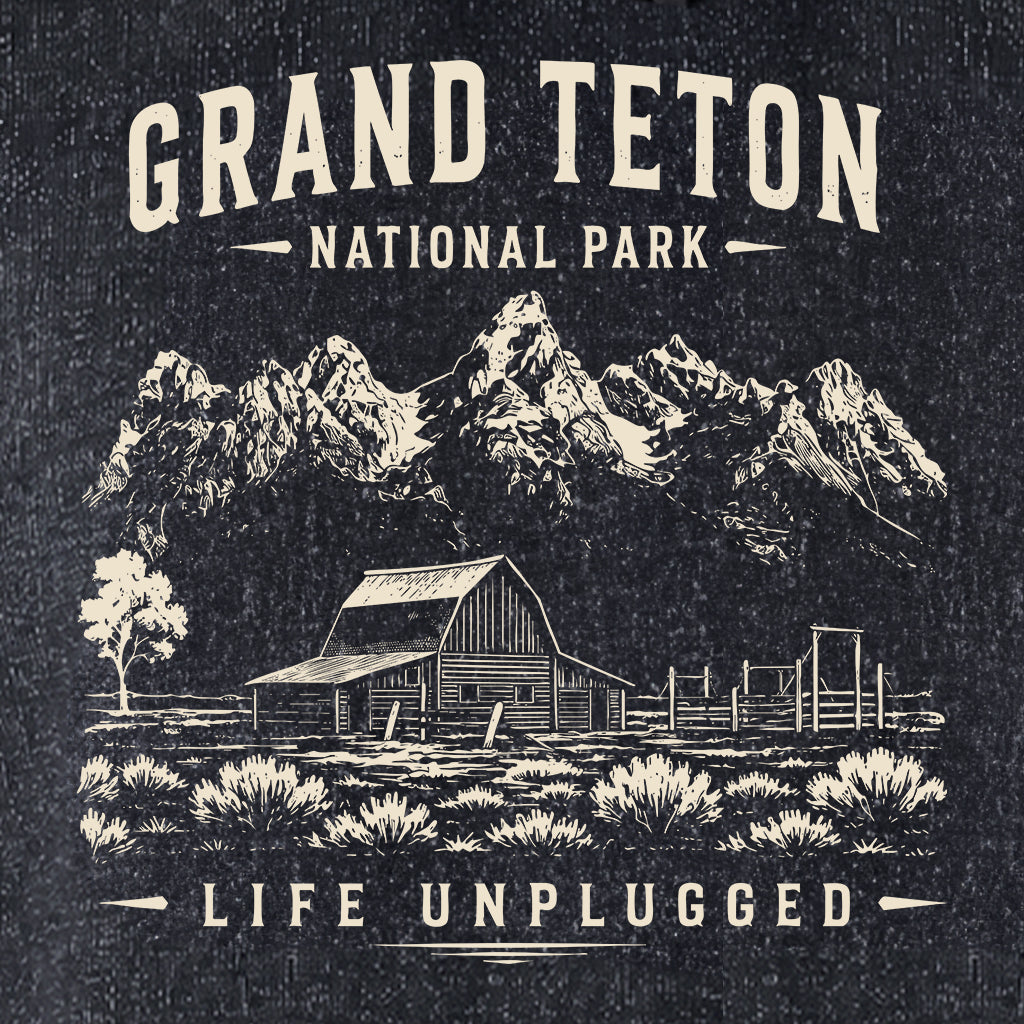 LIMITED EDITION GRAND TETON NATIONAL PARK Nantucket Super Soft Sweater Hoodie
