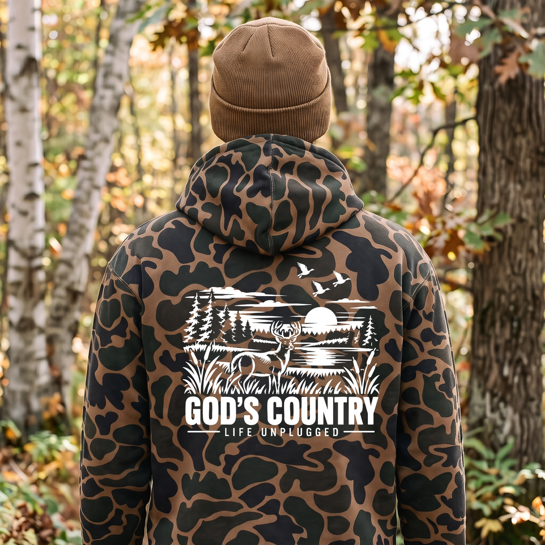 Limited Edition God's Country Duck Camo Heavyweight Hoodie