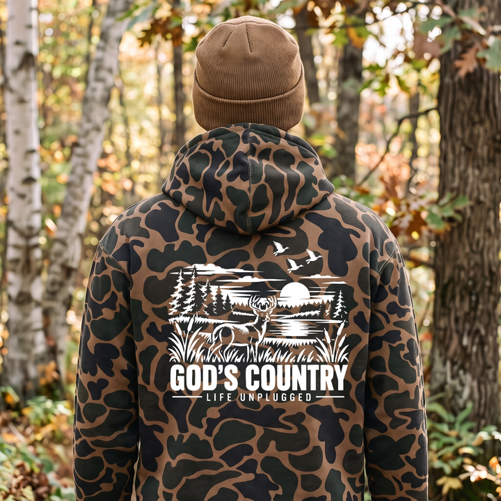 Limited Edition God's Country Duck Camo Heavyweight Hoodie