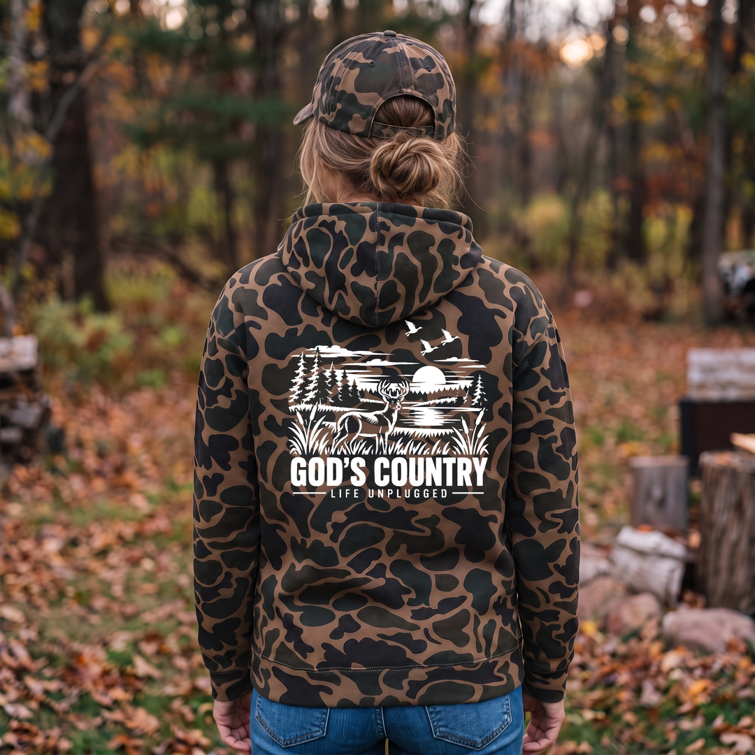 Limited Edition God's Country Duck Camo Heavyweight Hoodie