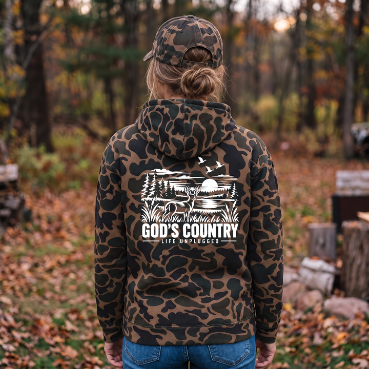 Limited Edition God's Country Duck Camo Heavyweight Hoodie