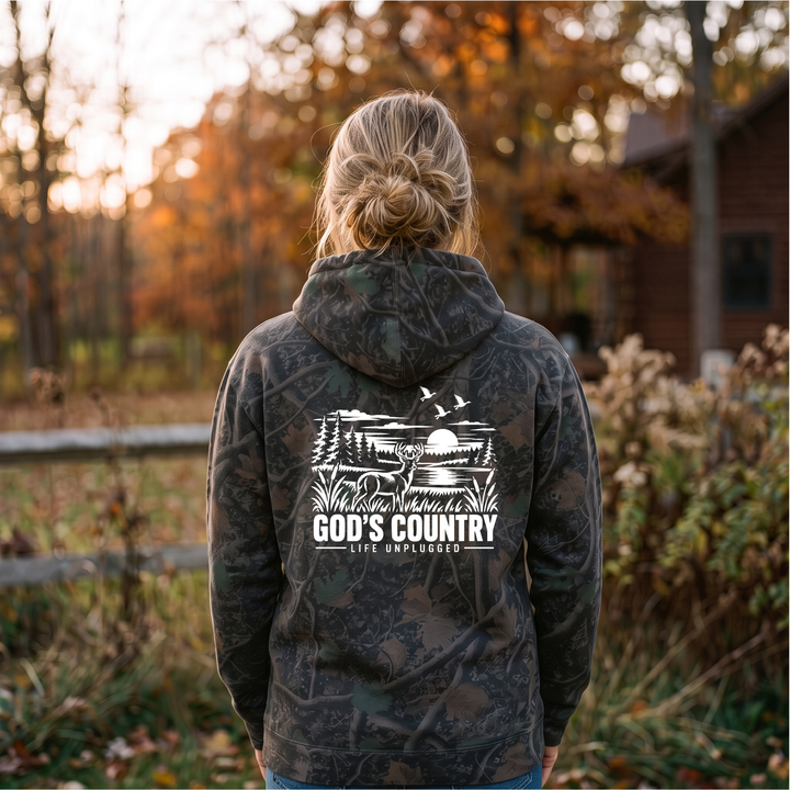 Limited Edition God's Country Darkwood Camo Heavyweight Hoodie