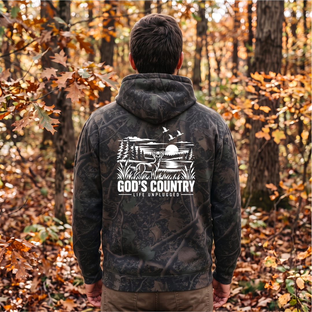 Limited Edition God's Country Darkwood Camo Heavyweight Hoodie