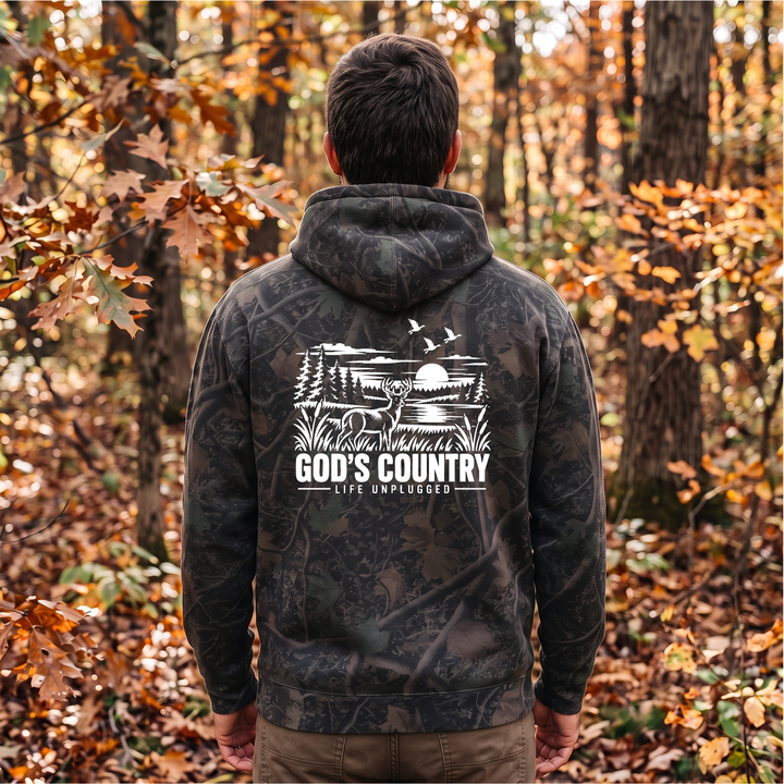 Limited Edition God's Country Darkwood Camo Heavyweight Hoodie