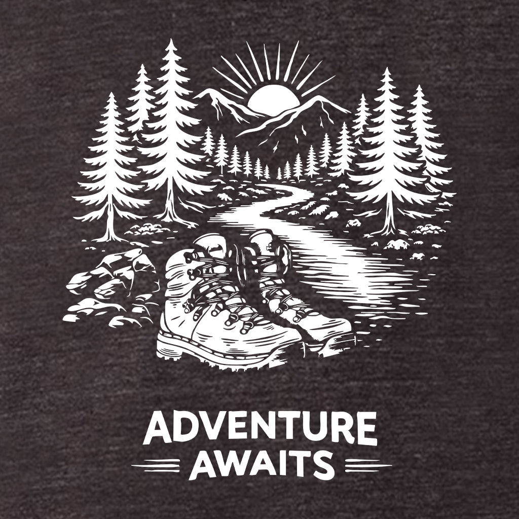 ADVENTURE AWAITS Triblend T-Shirt