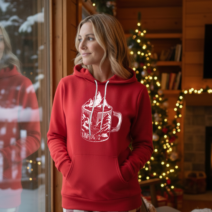 Coffee Mountain Scene Super Soft Hoodie