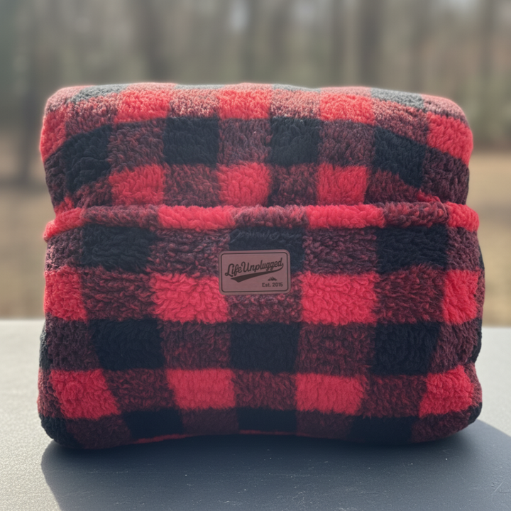 Life Unplugged Super Soft Sherpa Blanket