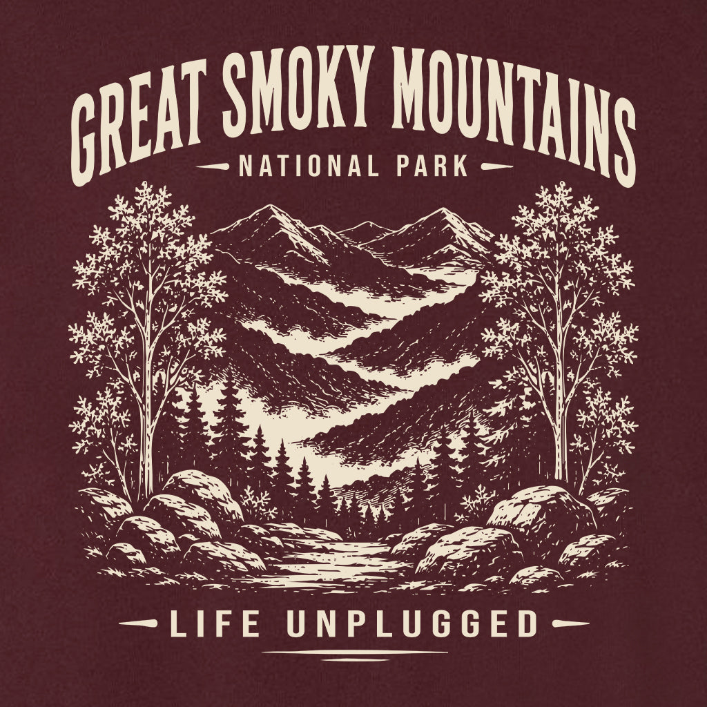 GREAT SMOKY MOUNTAINS NATIONAL PARK Midweight Super Soft Crewneck