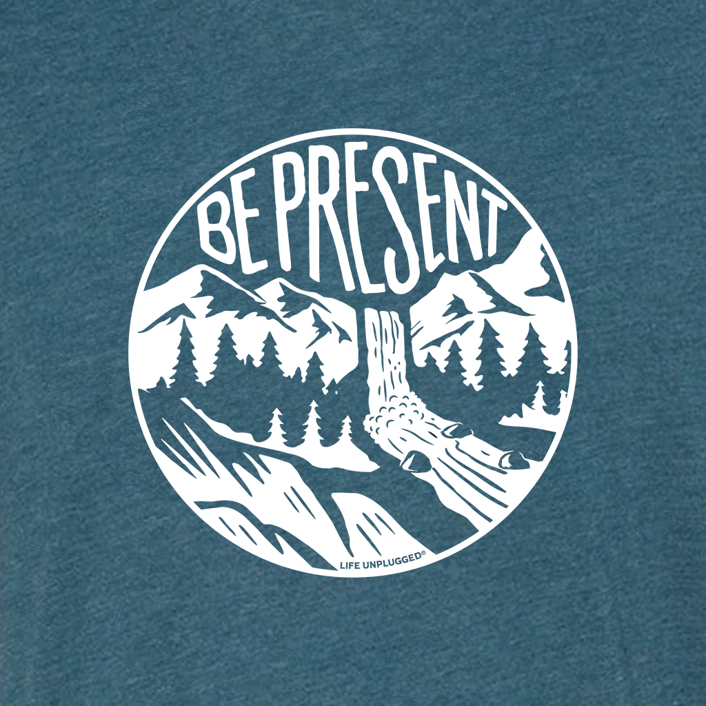 Be Present Waterfall Triblend T-Shirt