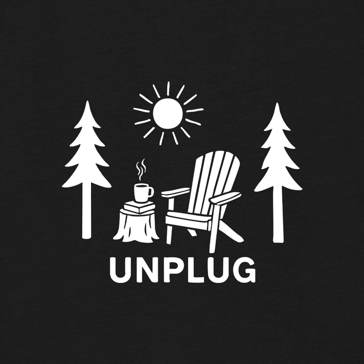 READING IN THE WOODS Long Sleeve T-Shirt