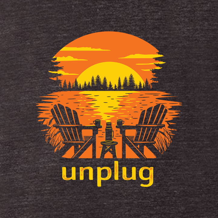 Chairs at Sunset Triblend T-Shirt