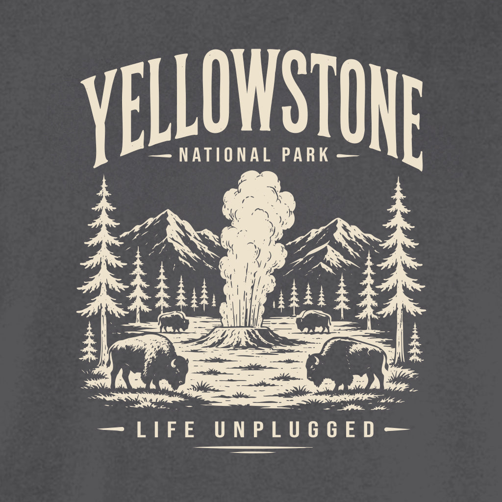 YELLOWSTONE NATIONAL PARK Cotton T-Shirt powered by Comfort Colors®