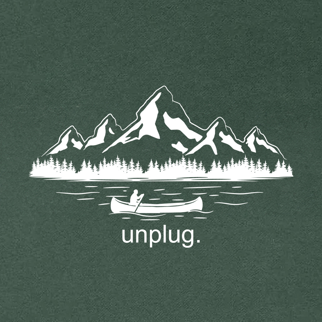 Canoeing In The Mountains Heavyweight Hoodie