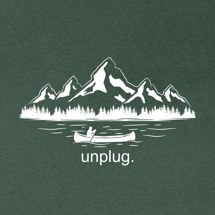 Canoeing In The Mountains Heavyweight Hoodie