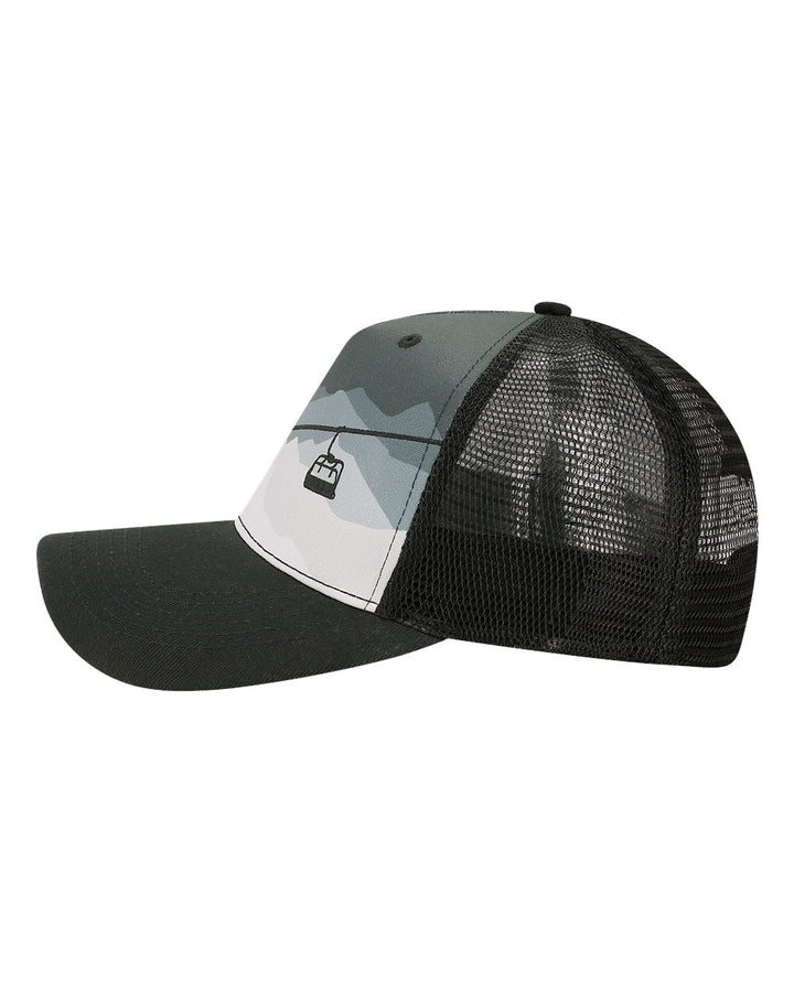 Limited Edition Ski Lift Mountain Mid Profile Snapback Hat