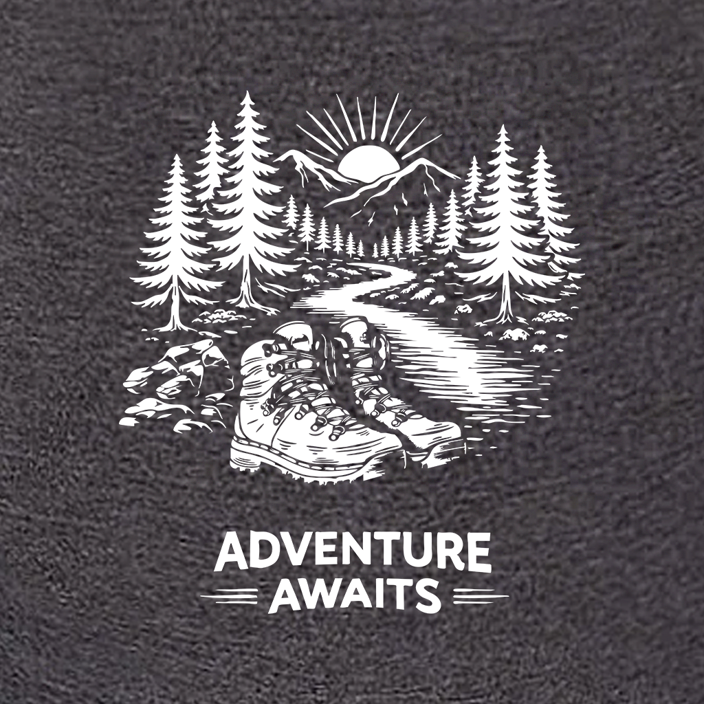 ADVENTURE AWAITS Women's Racerback Tank Top