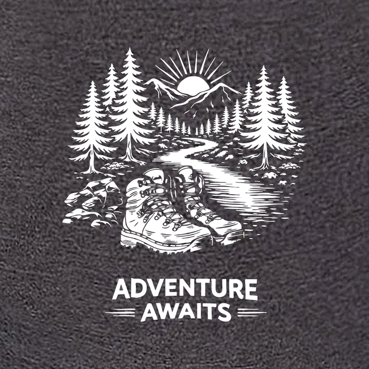 ADVENTURE AWAITS Women's Racerback Tank Top
