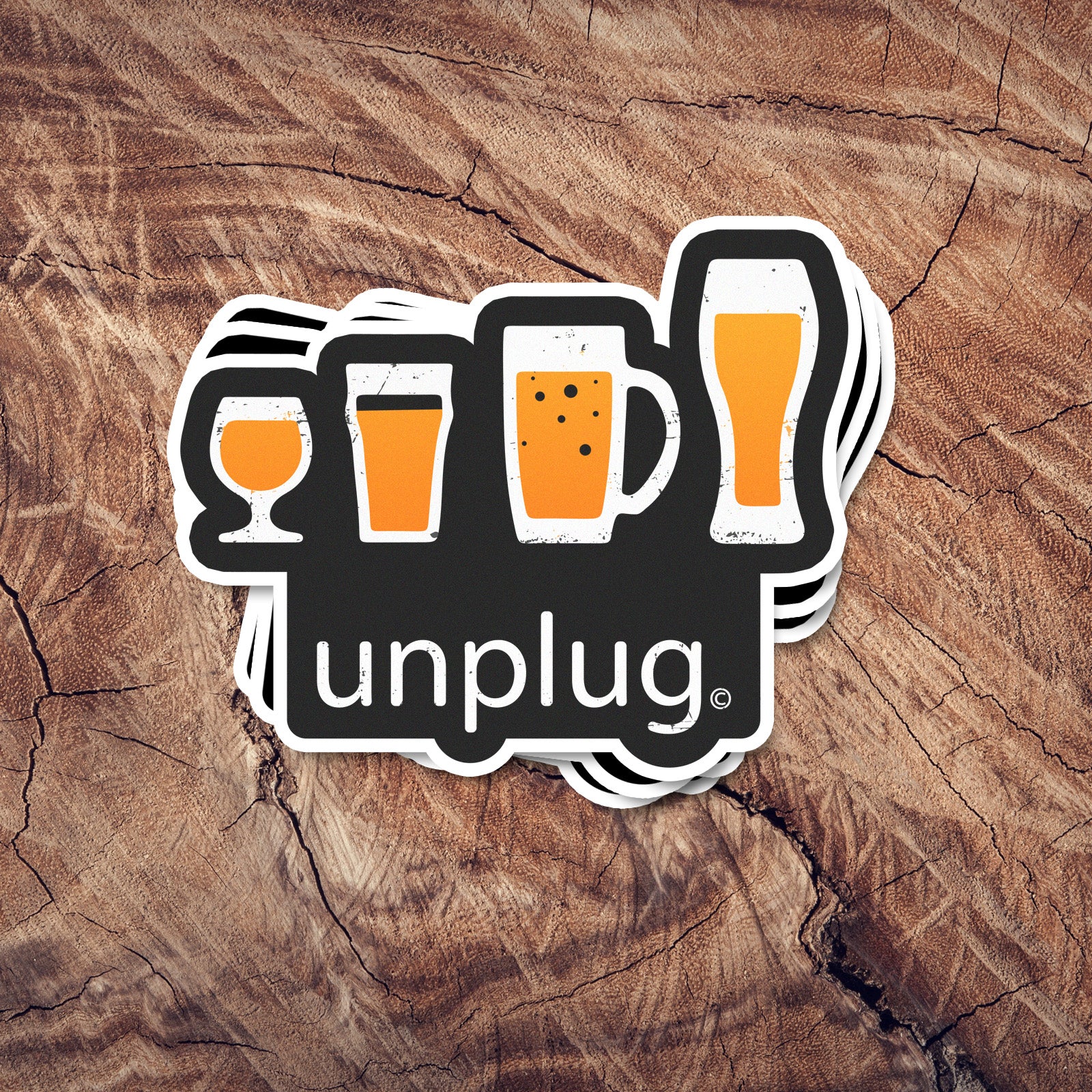 Craft Beer Vinyl Sticker – Life Unplugged