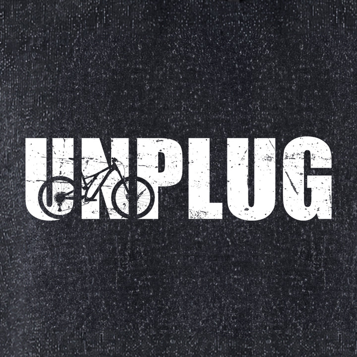 UNPLUG MOUNTAIN BIKE SILHOUETTE Nantucket Super Soft Sweater Hoodie