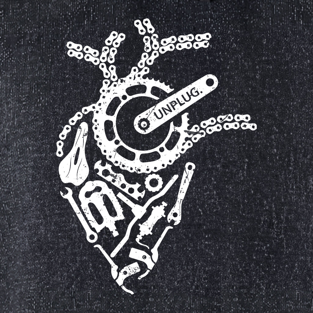 ANATOMICAL HEART (BICYCLE PARTS) Nantucket Super Soft Sweater Hoodie