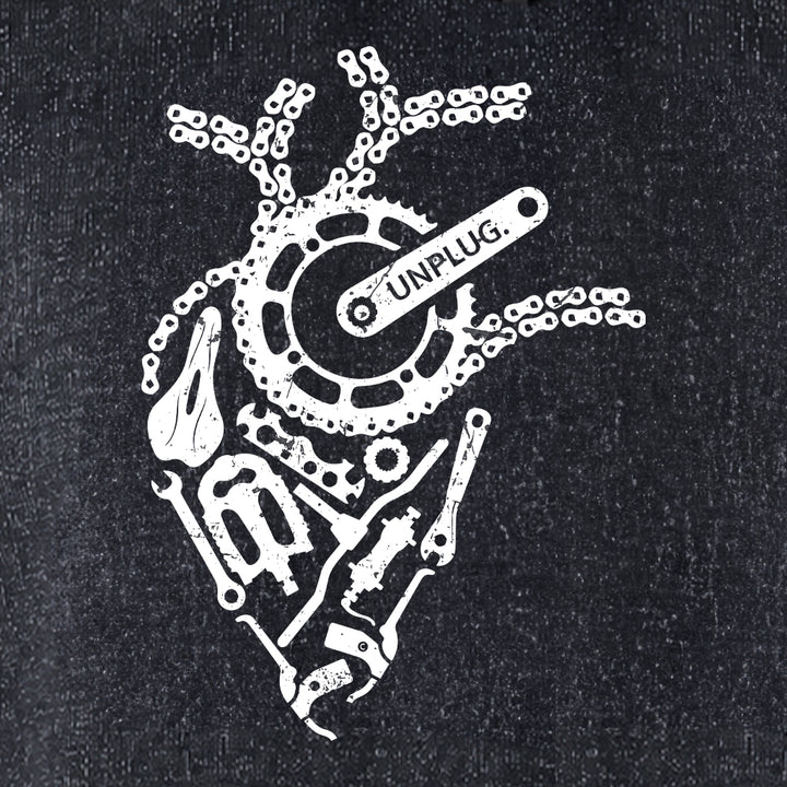 ANATOMICAL HEART (BICYCLE PARTS) Nantucket Super Soft Sweater Hoodie
