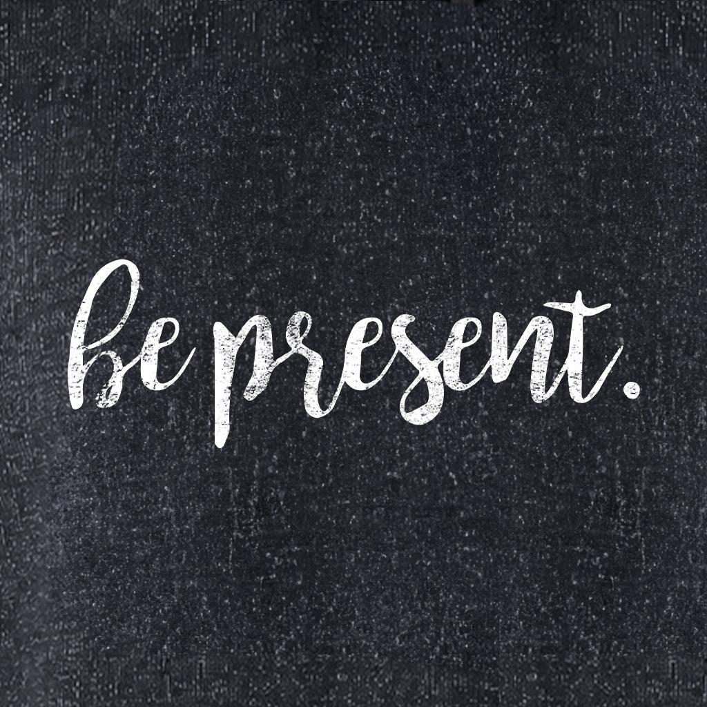 BE PRESENT CURSIVE Nantucket Super Soft Sweater Hoodie