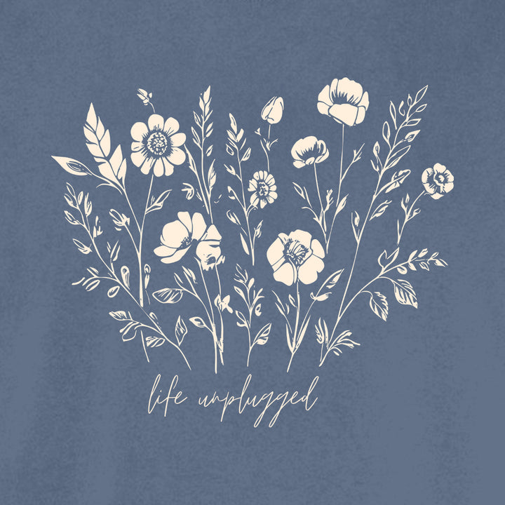 Live in the Moment Wildflower Cotton T-Shirt powered by Comfort Colors®