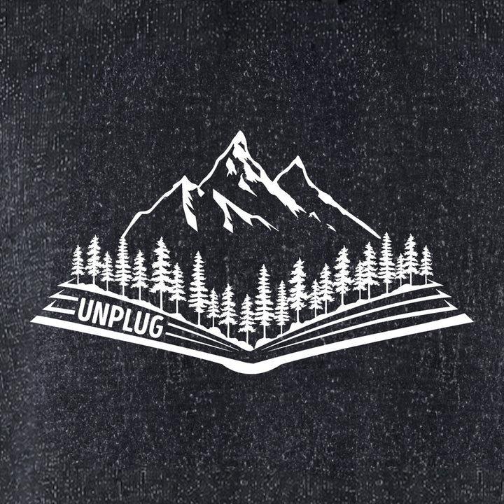 OPEN BOOK MOUNTAIN SCENE Nantucket Super Soft Sweater Hoodie