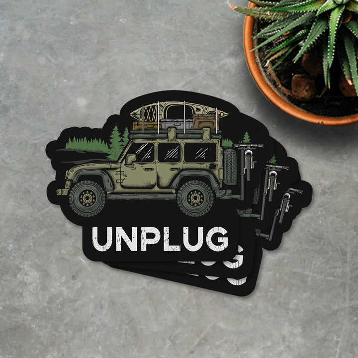 Off-Road Vehicle Vinyl Sticker