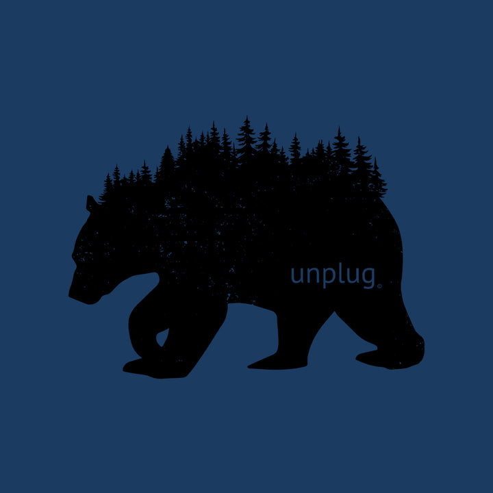 Bear In The Trees Performance Long Sleeve with UPF 50+