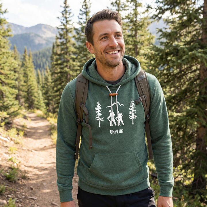 Hiking Scene Super Soft Hoodie