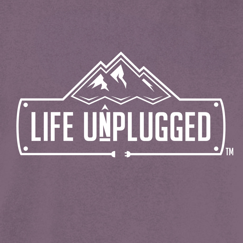 LIFE UNPLUGGED LOGO Cotton T-Shirt powered by Comfort Colors®