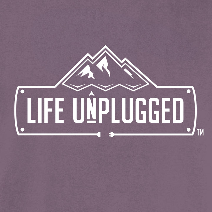 LIFE UNPLUGGED LOGO Cotton T-Shirt powered by Comfort Colors®