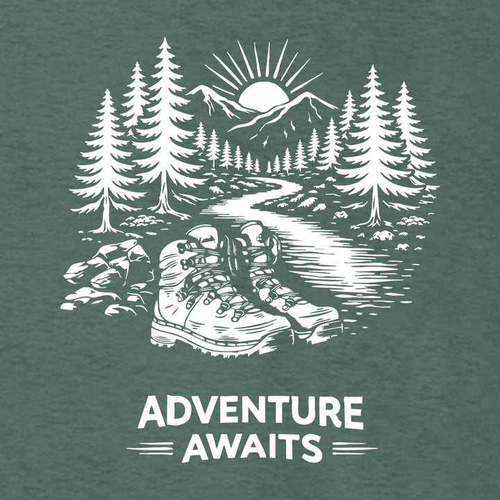ADVENTURE AWAITS Supersoft Midweight Zip Up Hoodie