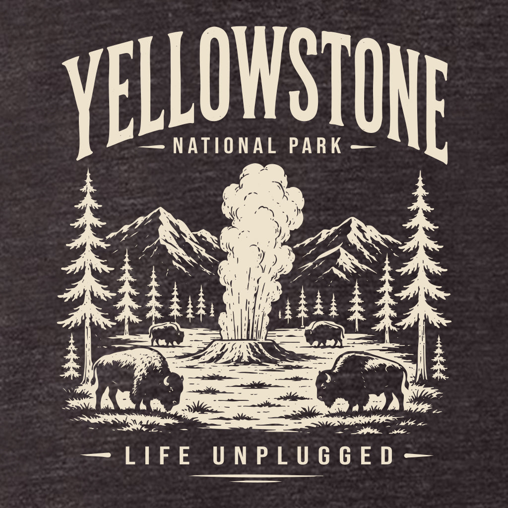 YELLOWSTONE NATIONAL PARK Triblend T-Shirt