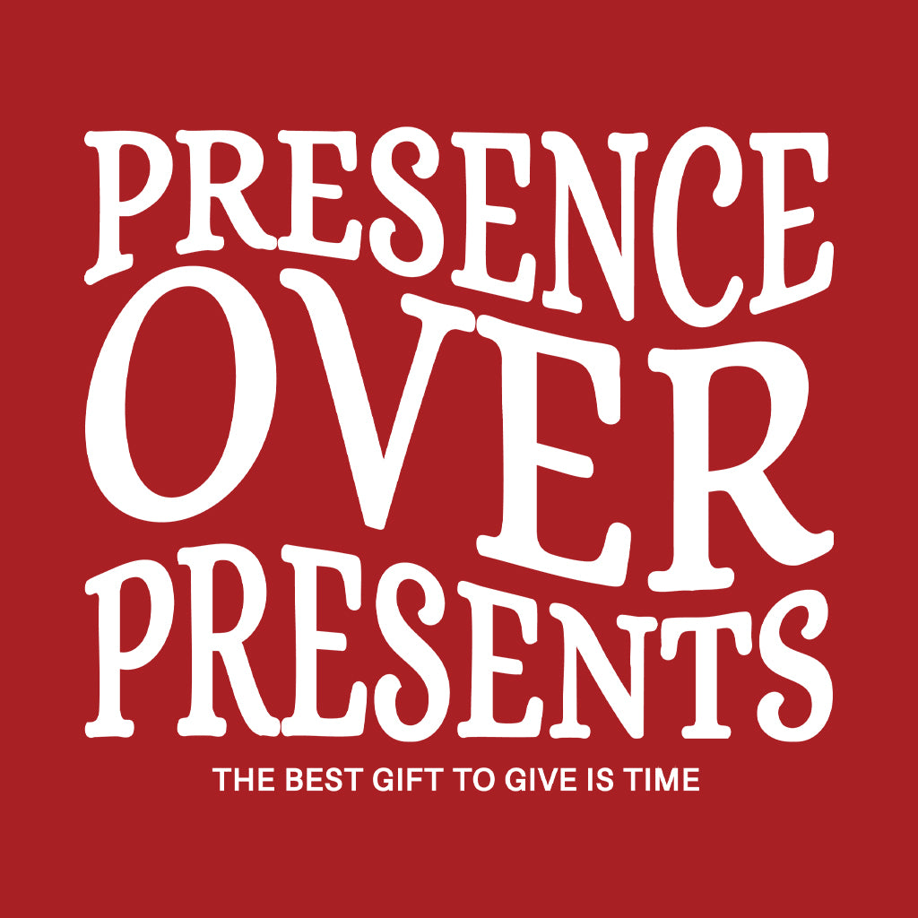 Presence Over Presents Super Soft Hoodie