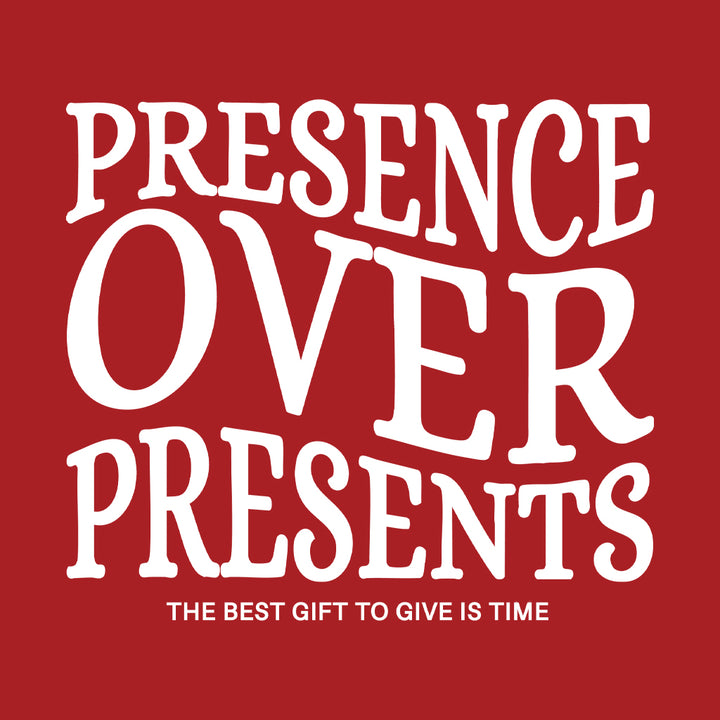 Presence Over Presents Super Soft Hoodie