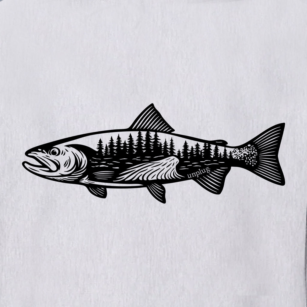 WOODLAND TROUT Super Heavyweight Hoodie