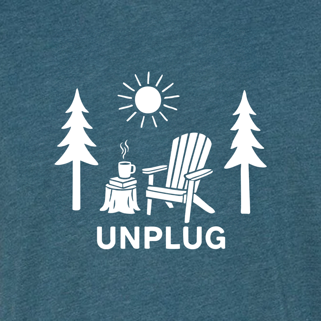 READING IN THE WOODS Triblend T-Shirt